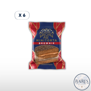Alfajor Minitorta Aguila Brownie x 6u
