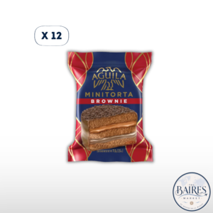 Alfajor Minitorta Aguila Brownie x 12u