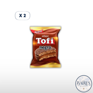 Alfajor Tofi Negro x 2u