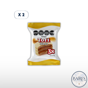 Alfajor Tofi Triple Blanco x 2u