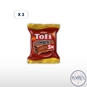 Alfajor Tofi Triple Negro x 2u