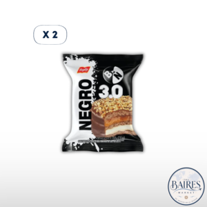 Alfajor Bagley Blanco y Negro Triple Negro x 2u
