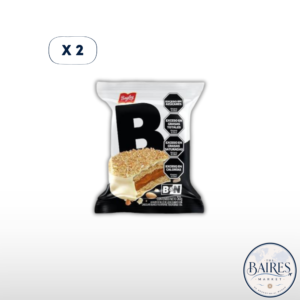 Alfajor Bagley Blanco y Negro Simple Negro x 2u