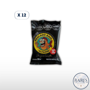 Alfajor Pescado Raul Negro x 12u