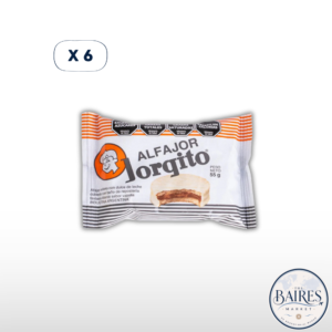 Alfajor Jorgito Blanco x 6u