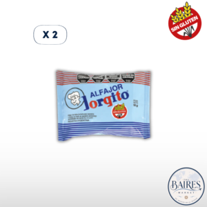 Alfajor Jorgito Sin Gluten Negro x 2u