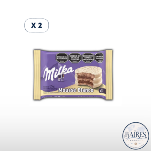 Alfajor Milka Triple Mousse Blanco x 2u