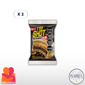 Alfajor Tri Shot Blanco x 2u