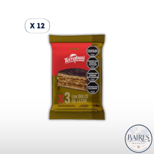 Alfajor Terrabusi Triple Negro x 12u