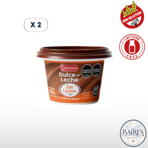 Dulce de Leche La Serenisima Zero Lactosa 250g x 2u