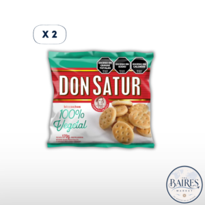Bizcochitos Don Satur Vegetal x 2u