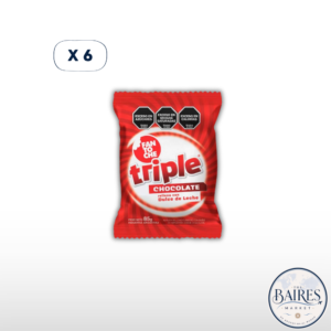 Alfajor Fantoche Triple Negro x 6u