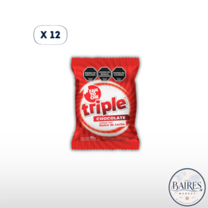 Alfajor Fantoche Triple Negro x 12u