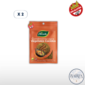 Condimento Para Vegetales Cocidos Alicante 25g x 2u