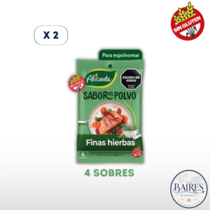 Sabor en Polvo Finas Hierbas 4 Sobres Alicante 30g x 2u