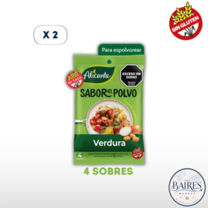 Sabor en Polvo Verdura Alicante 4 Sobres 30g x 2u